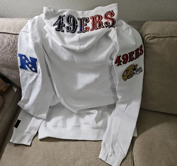 NFL Pro Standard White San Francisco 49ers Hoodie. NWT. - Picture 7 of 9